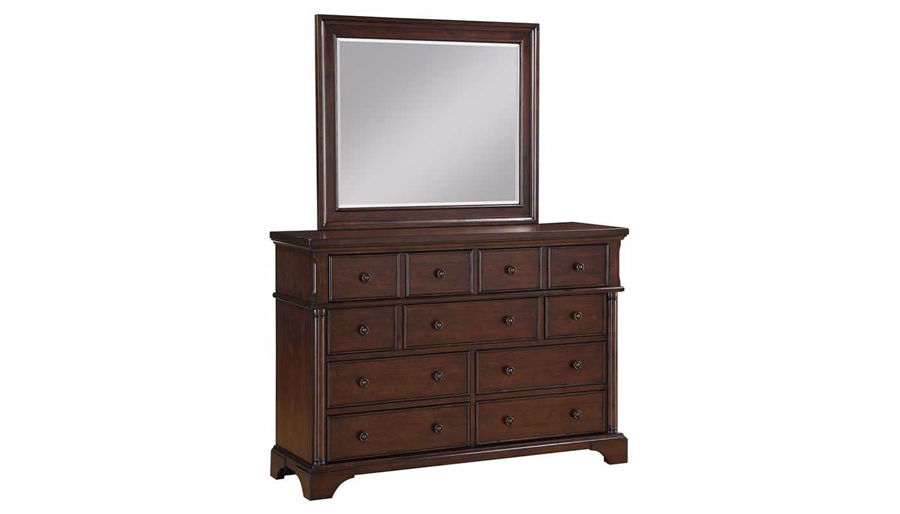 Picture of Caira King Storage Bed, Dresser, Mirror & Nightstand