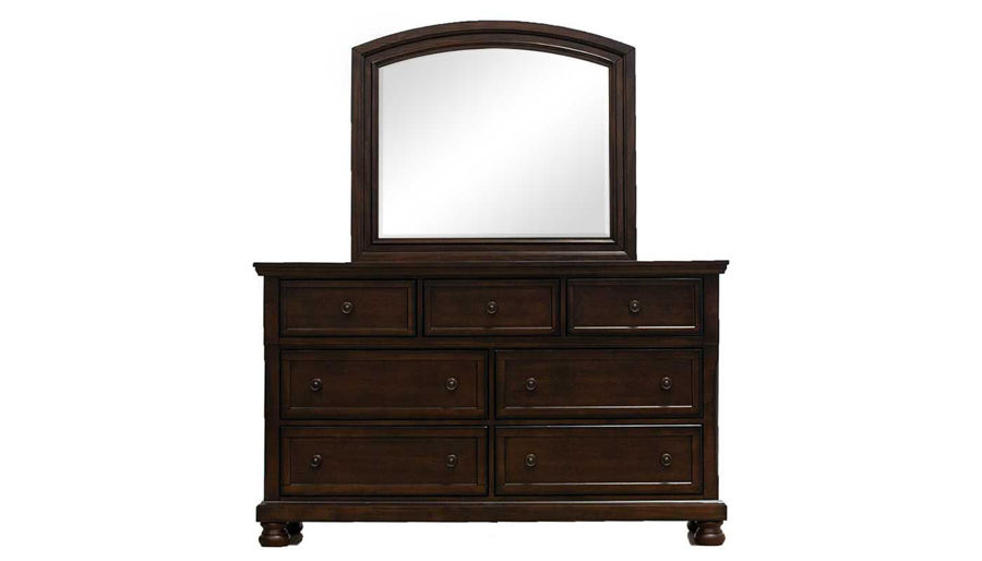 Picture of Oregon King Storage Bed, Dresser, Mirror & Nightstand
