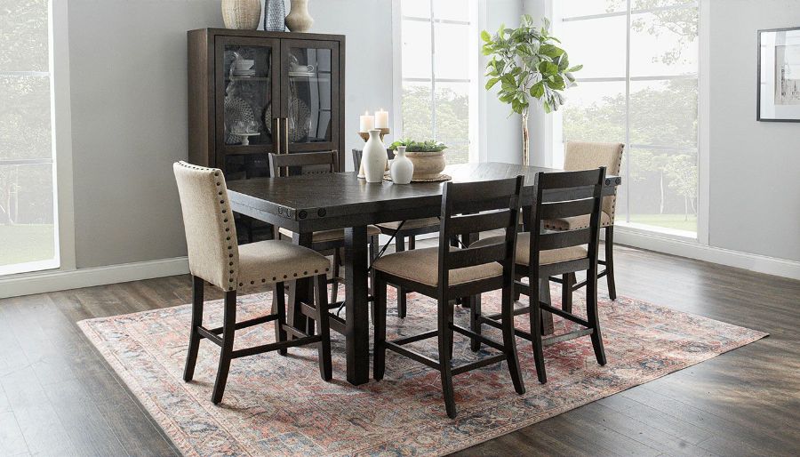 Picture of Dahlia Counter Height Table, 2 Parson Chairs & 4 Side Chairs