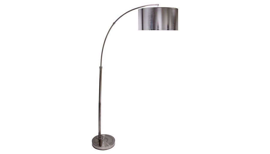 Picture of Brushed Steel Arc Floor Lamp