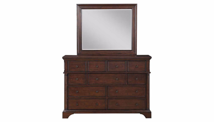 Picture of Caira King Storage Bed, Dresser & Mirror