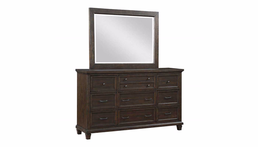 Picture of Cedar Grove King Bed, Dresser, Mirror, Nightstand & Chest