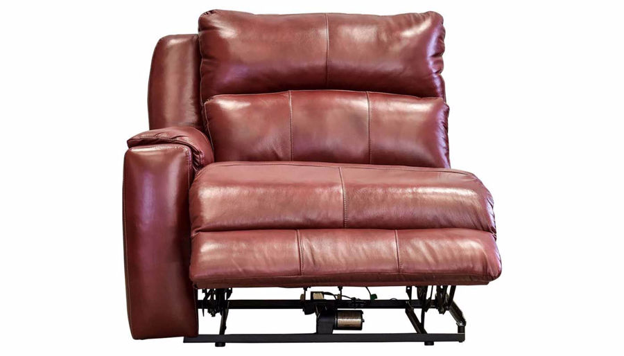 Picture of Overstreet Marsala Leather Left Arm Facing Recliner