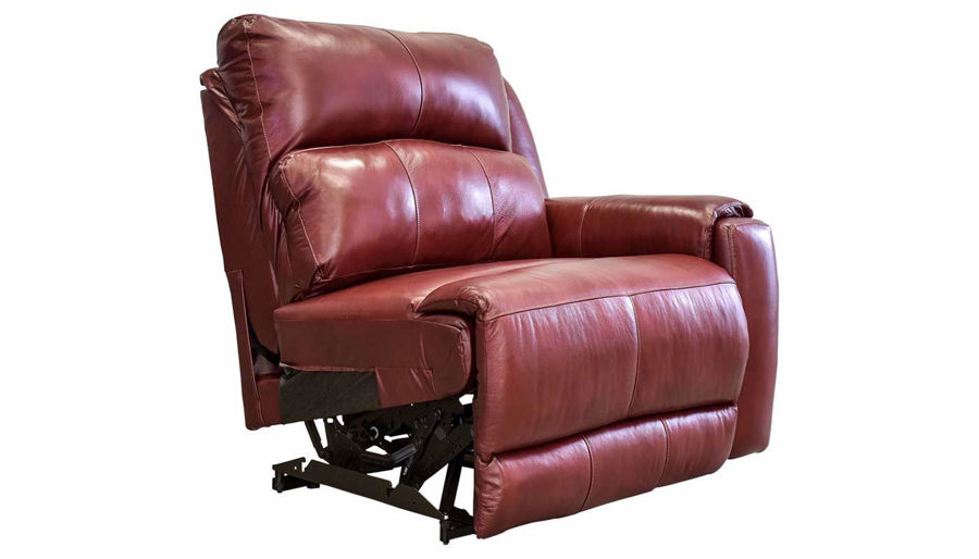 Picture of Overstreet Marsala Leather Right Arm Facing Recliner