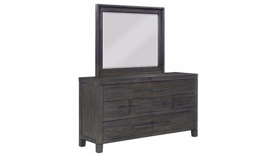 Picture of Accolade King Storage Bed, Dresser, Mirror, Nightstand & Chest