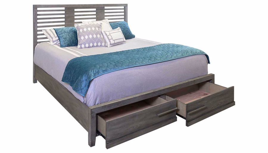 Picture of Accolade King Storage Bed, Dresser & Mirror
