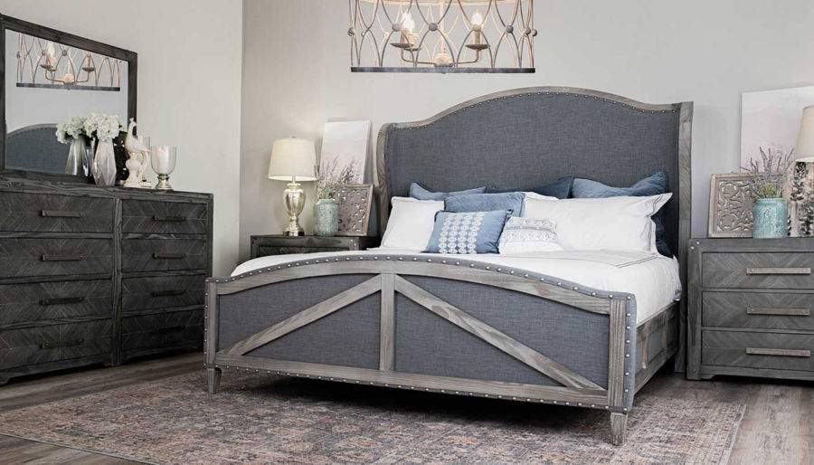 Imagen de Avon 3-Piece Bed, Dresser, Mirror & Nightstand