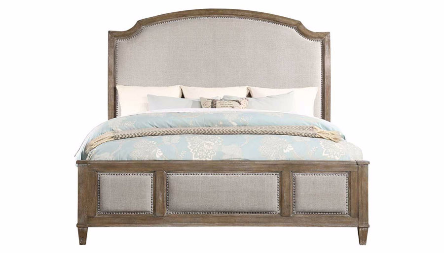 Picture of Riverside King Bed, Dresser, Mirror & Wooden Nightstand