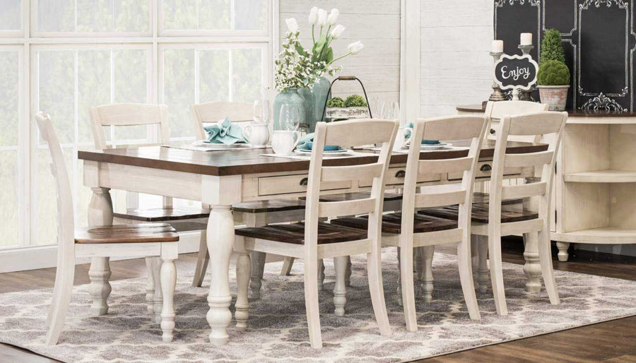 Imagen de Monticello Dining Height Table & 8 Side Chairs
