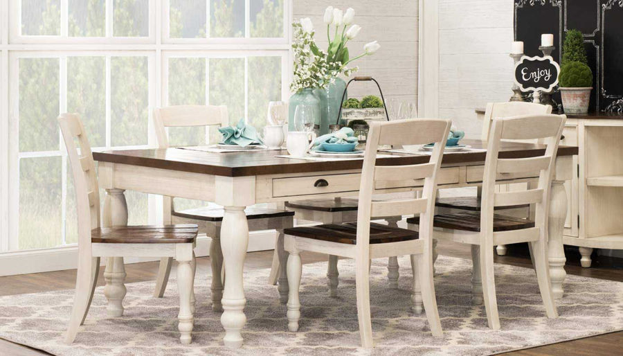 Picture of Monticello Dining Height Table & 6 Side Chairs