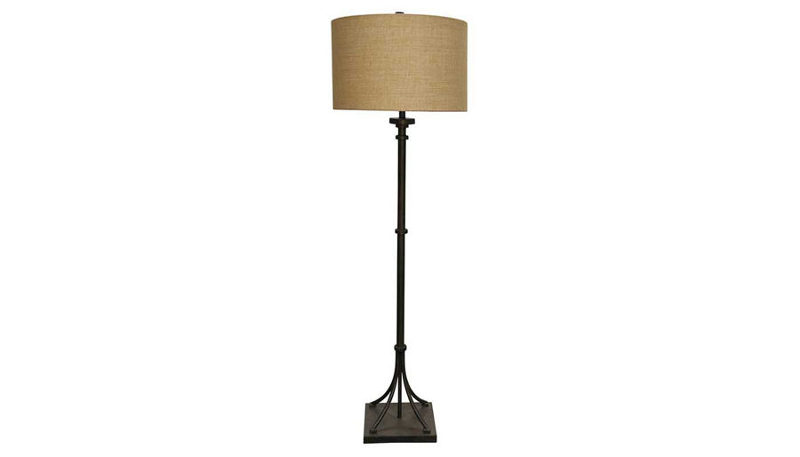 Imagen de Industrial Bronze Iron Floor Lamp