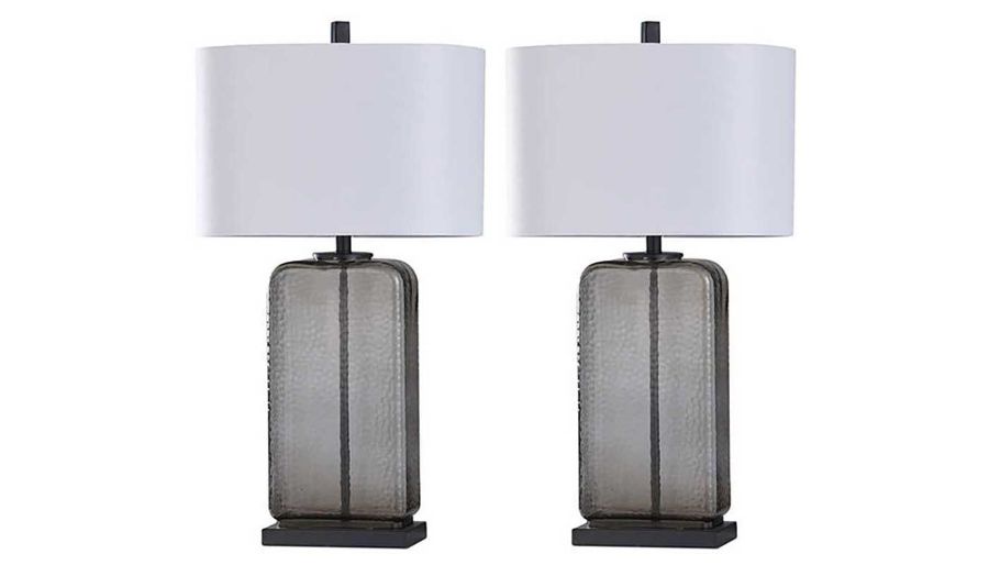 Picture of Charles Smoke Table Lamp - Set of 2