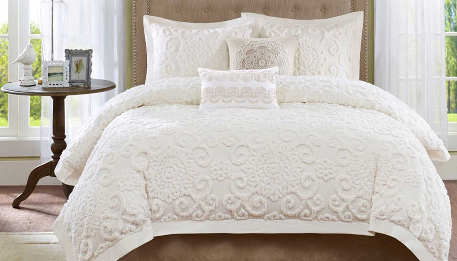 Picture of Suzanna Cotton Ivory Comforter Mini Set