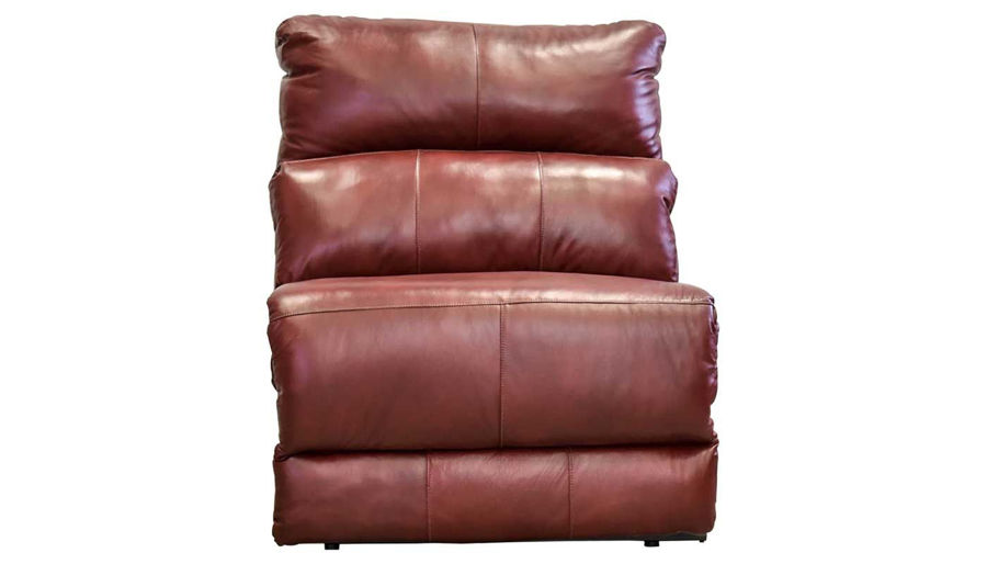 Picture of Overstreet Marsala Leather Armless Chair