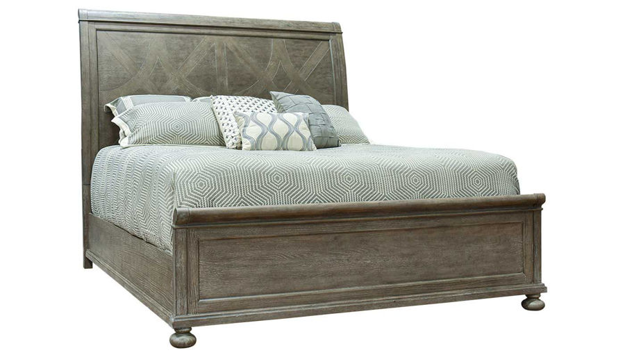 Picture of Malibu Queen Bed, Dresser, Mirror & Wooden Nightstand