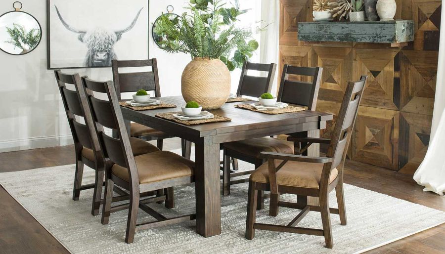 Imagen de Rio Grande Dining Height Table, 2 Arm Chairs & 4 Side Chairs