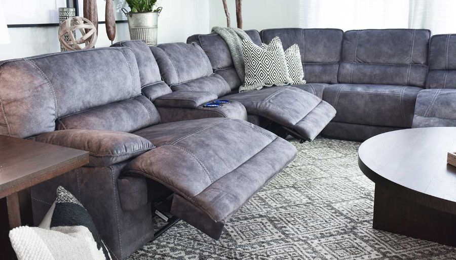 Picture of Kennedy II Grey Power Sectional