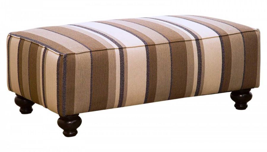 Picture of Trudy Marine Accent Bench Ottoman