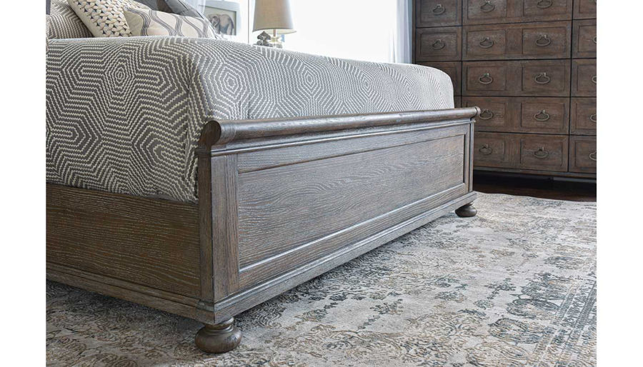 Imagen de Malibu Queen Bed, Dresser, Mirror & 2 Wooden Nightstands