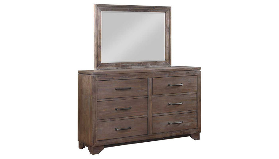 Picture of Natchez Trace King Bed, Dresser, Mirror & 2 Nightstands
