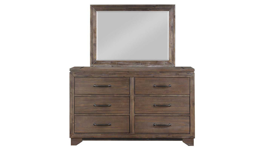 Picture of Natchez Trace King Bed, Dresser, Mirror, Nightstand & Chest