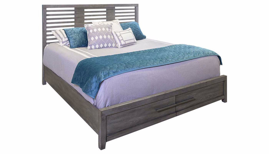 Picture of Accolade King Storage Bed, Dresser, Mirror & 2 Nightstands