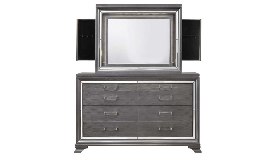 Picture of Monroe Queen Bed, Dresser, Mirror & 2 Nightstands