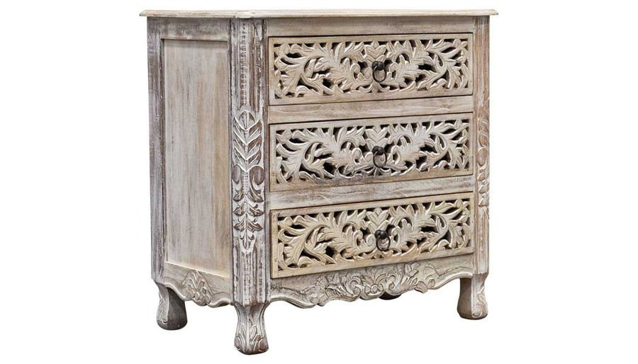 Imagen de Myia 3-Drawer Chest with Carving
