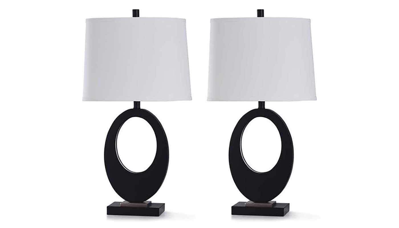 Fabian Table Lamp - Set of 2 Home Zone Furniture | Lamps Home Zone Furniture - Stores serving Dallas, Fort Worth and Northeast Texas | Mattress Sets, Living Room Furniture, Bedroom Furniture