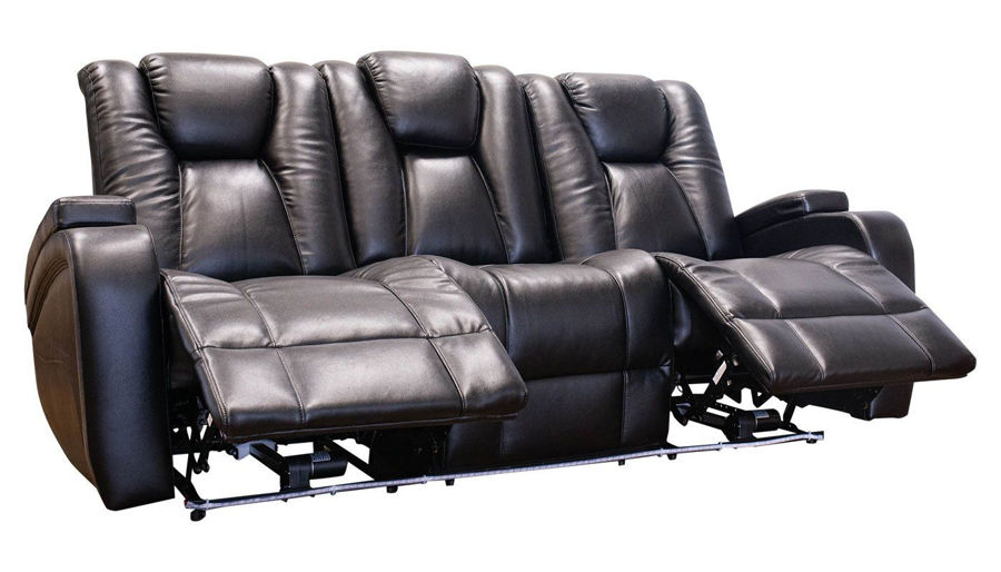 Picture of Panther II Black Power Sofa, Loveseat, & Recliner