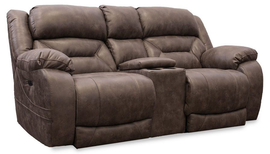 Picture of Houston Taupe Power Loveseat