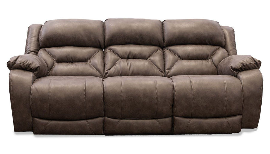 Picture of Houston Taupe Power Sofa & Loveseat