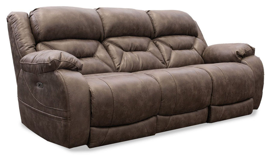 Picture of Houston Taupe Power Sofa, Loveseat & Recliner