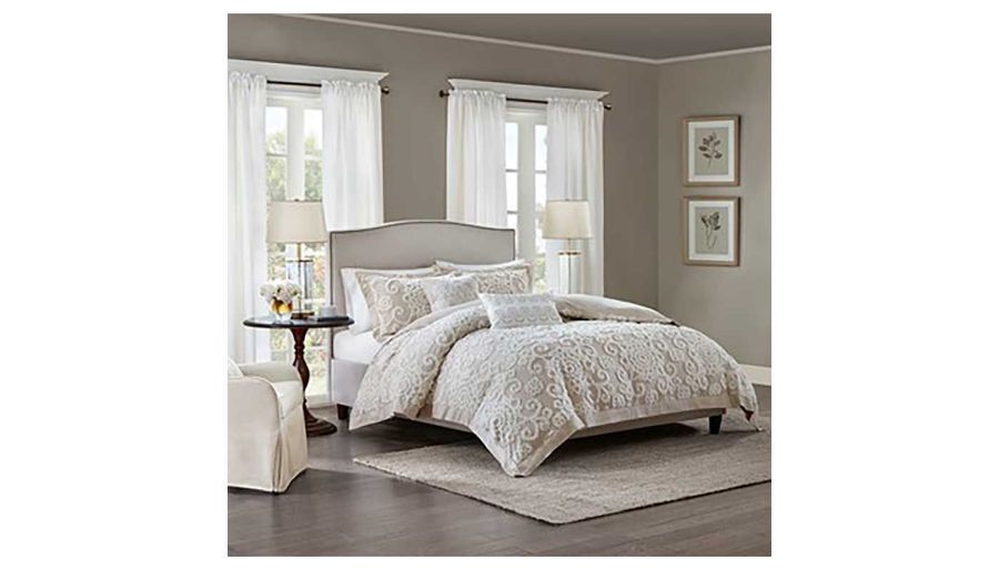 Picture of Suzanna Taupe King Comforter Set