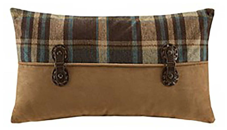 Picture of Hadley Plaid Pieced Oblong Pillow