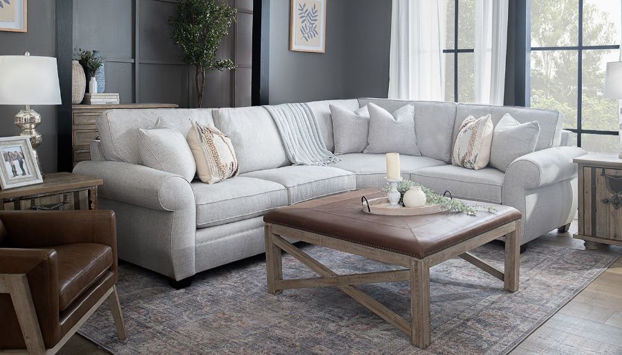 Picture of Pierce Studio Sectional with Left Arm Facing Loveseat