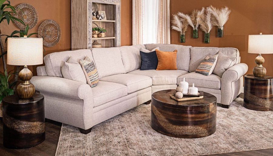 Picture of Pierce Studio Sectional with Left Arm Facing Loveseat