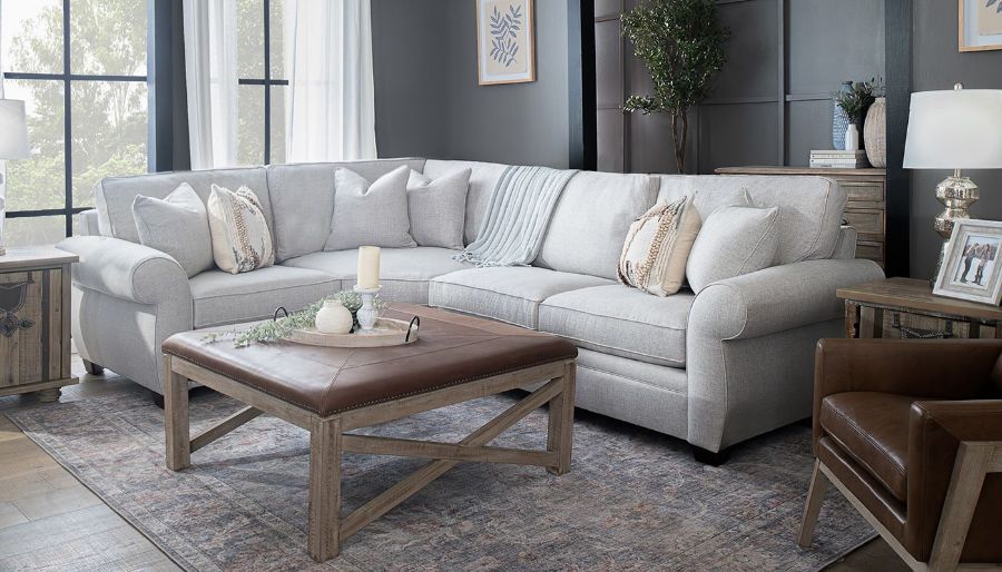 Picture of Pierce Studio Sectional with Right Arm Facing Loveseat