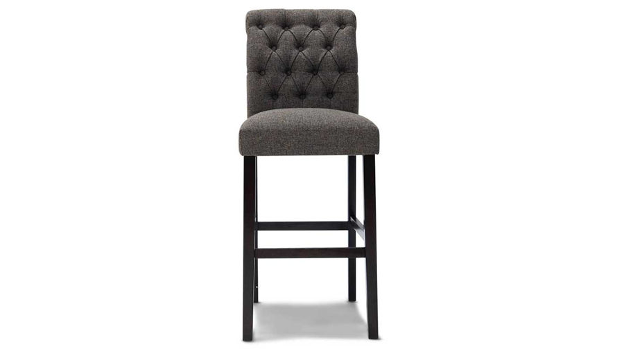 Picture of Gwen Graphite Upholstered Barstool