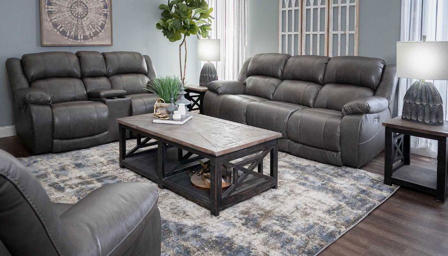 Picture of Galveston Grey Power Sofa, Loveseat & Recliner