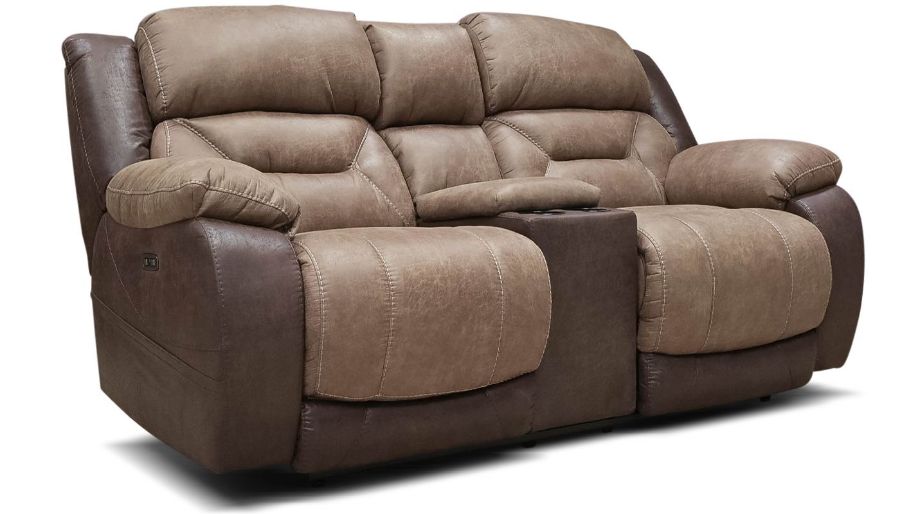 Picture of Houston Two-Tone Power Loveseat