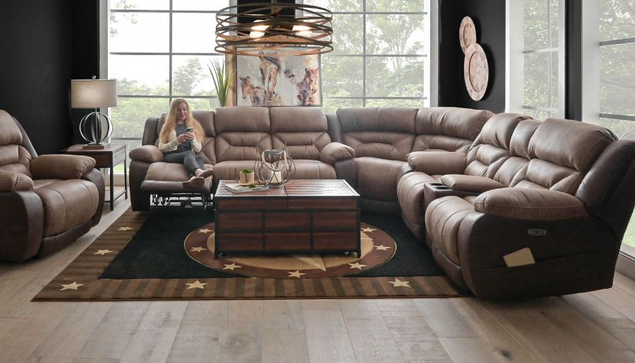 Picture of Houston Two-Tone Power Sectional