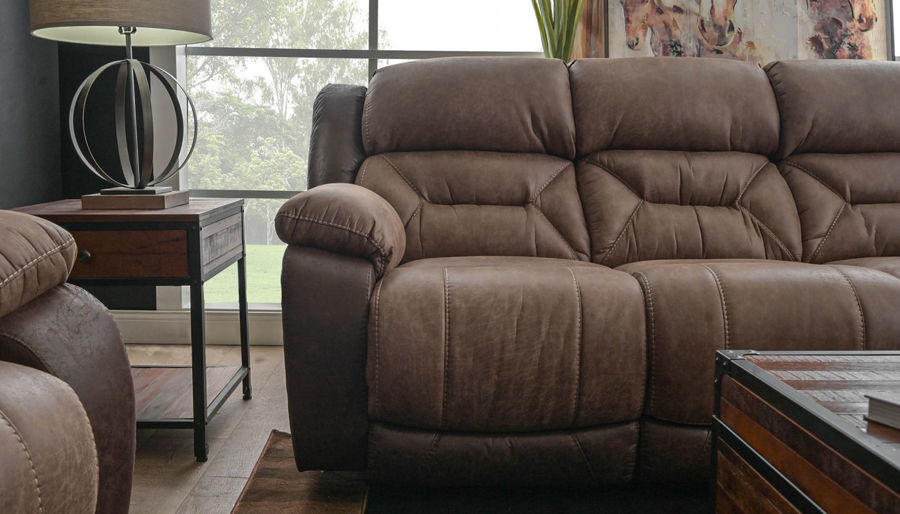Picture of Houston Two-Tone Power Sofa, Loveseat & Recliner