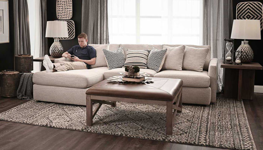 Picture of Bishop Sectional with Left Arm Facing Chaise