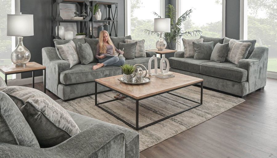 Picture of Spartan Sage Sofa, Loveseat & Chair