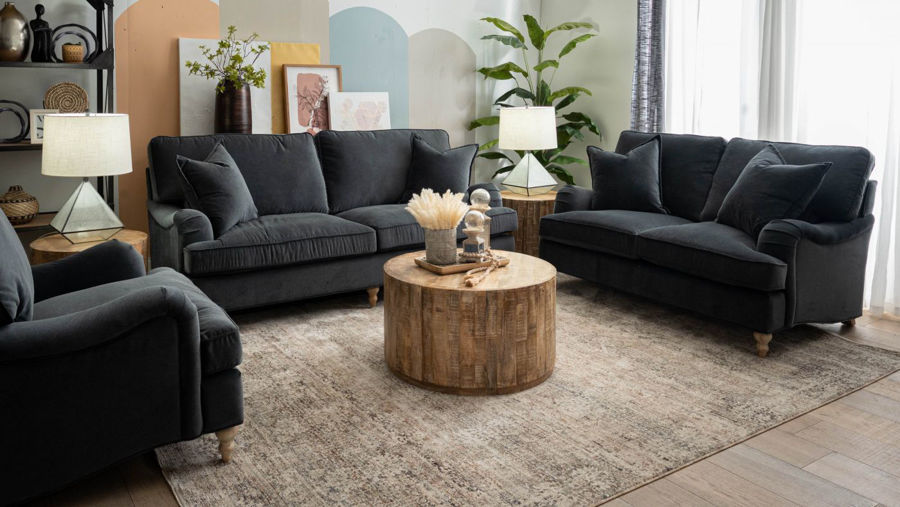 Picture of Charles Grey Sofa, Loveseat & Chair