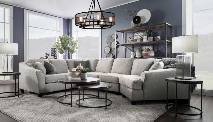 Imagen de Denton Putty Sectional with Right Arm Facing Chaise
