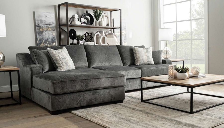 Picture of Spartan Sage Sectional with Left Arm Facing Chaise