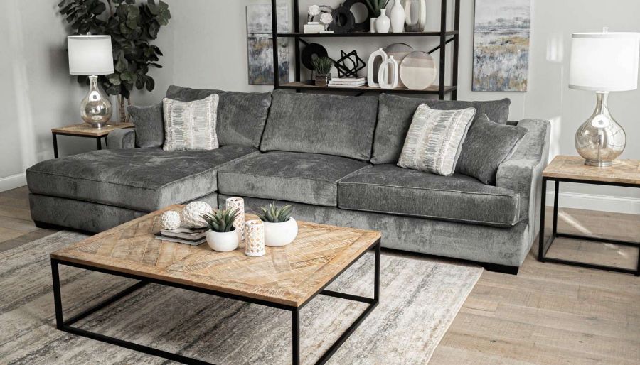 Picture of Spartan Sage Sectional with Left Arm Facing Chaise