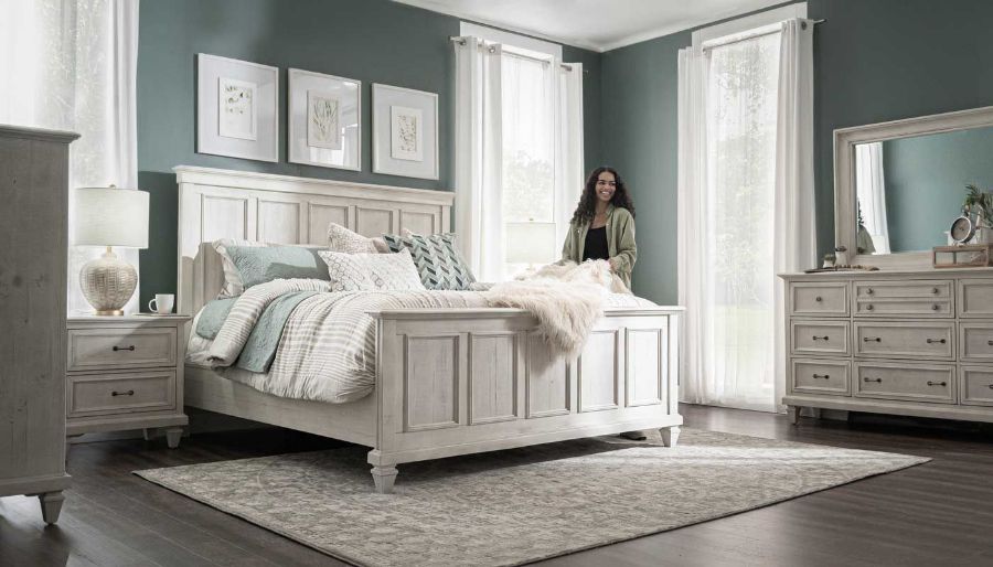 Picture of Laguna Beach Queen Bed, Dresser, Mirror & Nightstand